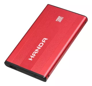 Carry Carrier Disk Sata Case Disco Rigido 2.5 + Usb Doble Rojo
