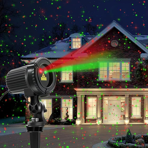 Luces Laser De Navidad Al Aire Libre Luz Laser Roja Y Verde