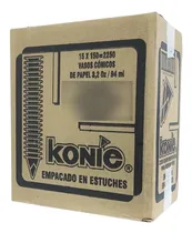 Comprar Caja De Vasos Conicos Papel - Konie 15x150 (2.250 Vasos)