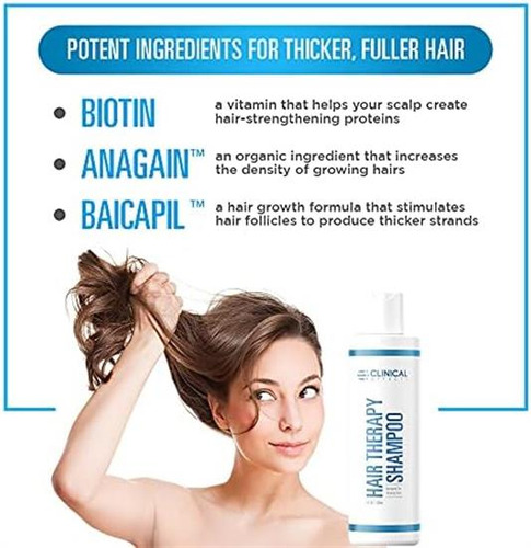 Shampoo Para Terapia Capilar Com Efeitos Clínicos E Shampoo