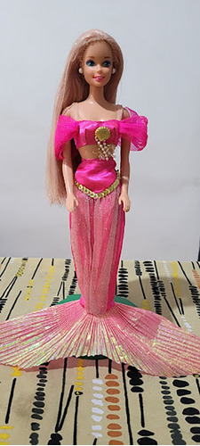 Barbie Sirena Rosa 90s 1991 Mattel