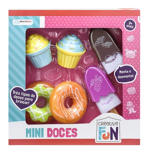 Brinquedo Comidinha Creative Fun Mini Doces Multikids Br601