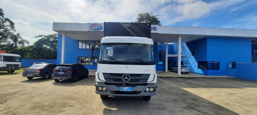 Mb Atego 2426 6x2, Ano 2017/18 Com Baú De 9 Mts De Comp.