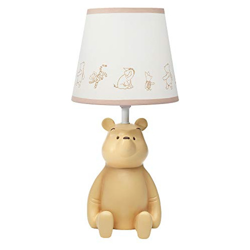 Lámpara De Mesa Storytime Pooh 3d Con Pantalla