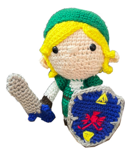 Link (the Legend Of Zelda) Amigurumi Tejido Crochet