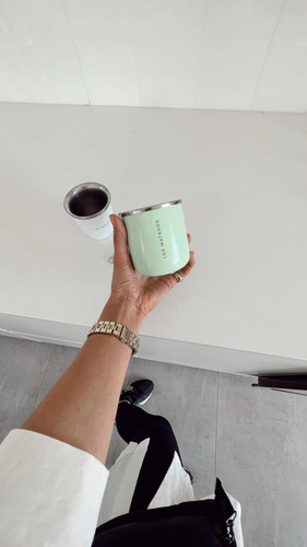 Mate Acero Aqua + Bombilla