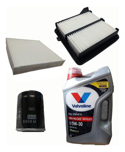 Kit De 3 Filtros Honda City 1.5 + Valvoline 5w30 Sintetico