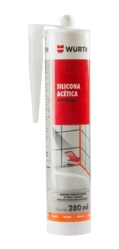 Silicona Gris Baño Cocina 280ml C/fungicida