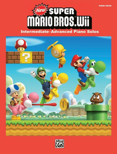 New Super Mario Bros. Wii: Intermediate-advanced Piano Solo.