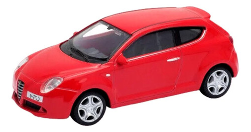 Auto A Escala De Coleccion Welly 1/43 Alfa Mito Rojo Febo