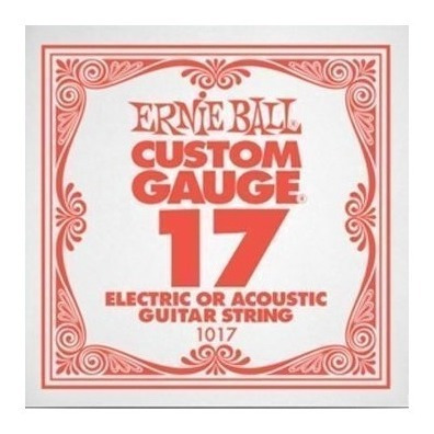 Cuerda Suelta 017 Ernie Ball 0217 Para Guitarra Electrica