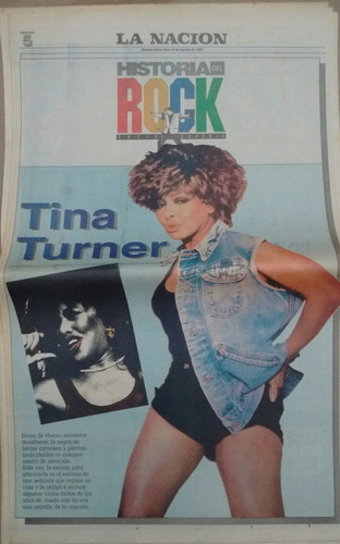 Suplemento La Nación Historia Rock 08/1993 Tina Turner Kinks