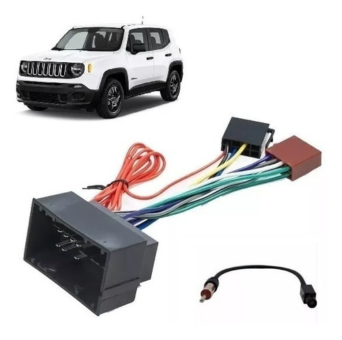 Conector Plug Chicote 16 Vias Adaptador Antena Jeep Renegade