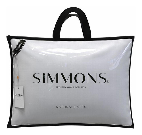 Travesseiro Natural Latex Simmons 16 X 50 X 70