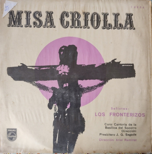 Vinilo Lp De Los Fronterizos  Misa Criolla (xx681