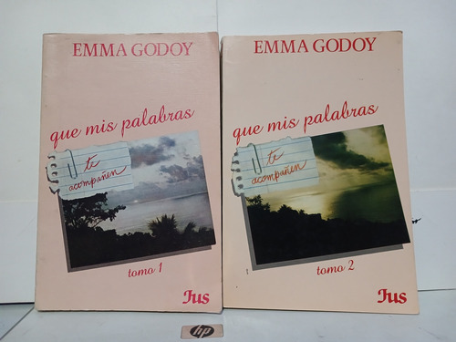 Que Mis Palabras Te Acompañen Tomo 1 Y 2 / Emma Godoy (Usado)