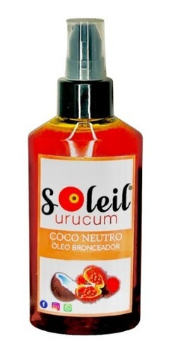 Óleo De Coco Neutro Con Urucum (150 Ml)