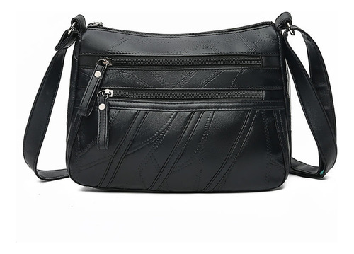 Bolso De Hombro Individual Con Cierre Hobo Para Mujer, Bolso