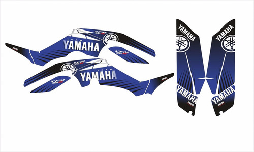 Kit Adesivos Quadriciclo Yamaha Raptor 350 0,20mm Yh026lm