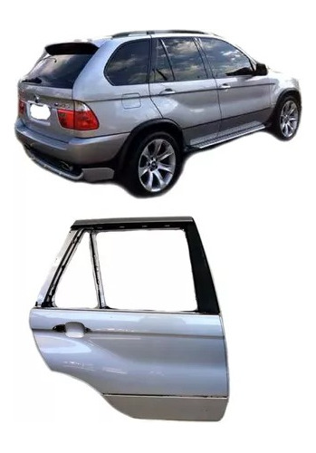 Porta Traseira Direita Bmw X5 2001 A 2006 Original