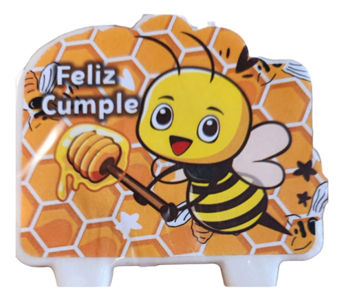 Vela Abejas Para Cotillón Cumpleaños Fiestas Animales