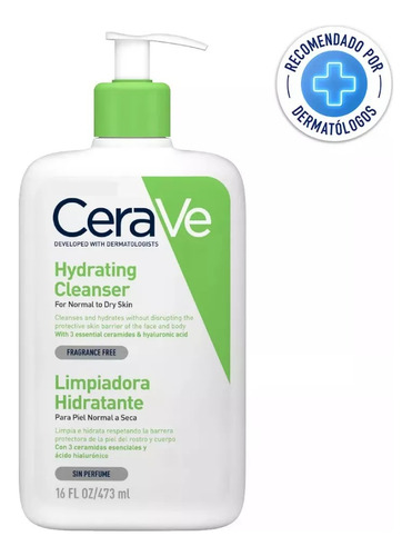 Cerave Crema Limpiadora Hidratante Piel Normal A Seca 473 Ml