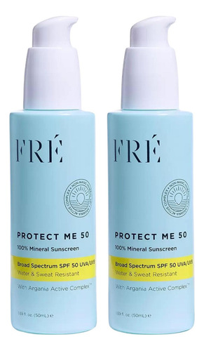 Protector Solar Ultral Ligero Spf 50 Fré 2 Pack De 50 Ml C/u