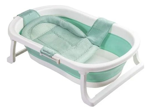 Bañera Jelly Con Hamaca Color Verde Bebesit