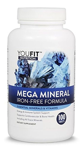 Mega Minerals Supplement By Youfit Nutrition | All 72 Trace