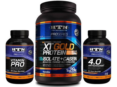 Xt Gold + Vitamin Pro + Antioxidante Combo Salud Htn