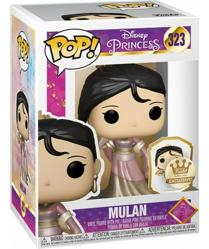 Funko Pop! Disney Princess: Mulan (w/ Pin) #323