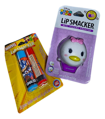 Lip Smacker Pack De 2 Unidades Diferentes Modelos Original