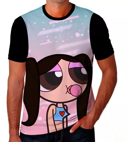 Camiseta Camisa Menina Super Poderosa Desenho Menina Kids