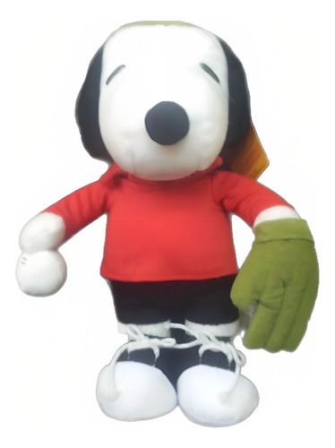 Peluche Snoopy Beisbolista 28 Cm Parado