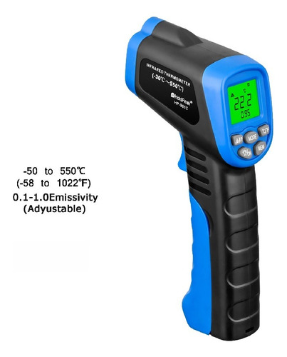 Termometro Infrarrojo Industrial 30 °c A 550 °c Medidor