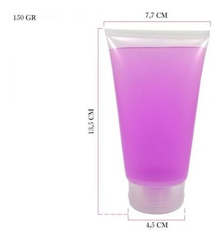 Imagem 4 de 4 de Bisnaga Natural 150g C/ Tampa Flip Top - 10 Unid