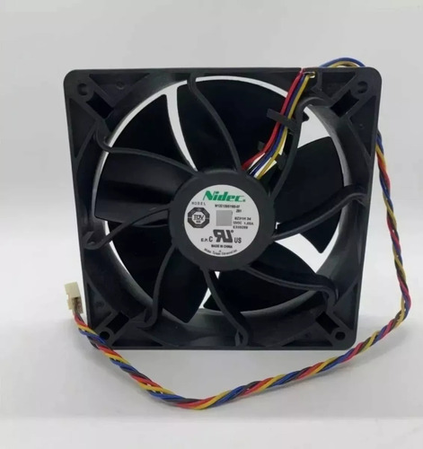  Ventilador Nidec 12x12 4 Pin 12v 