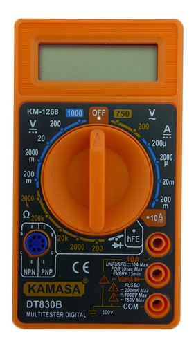 Multimetro Multitester Digital Kamasa