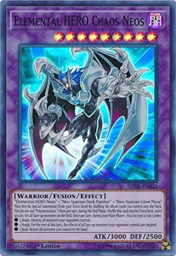 Carta Yu-gi-oh! Neos Caos Hero - Relámpago Sombra