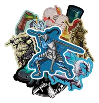 Comprar Pack Stickers Dark Souls Calcomanias Apum Vinilo Premium
