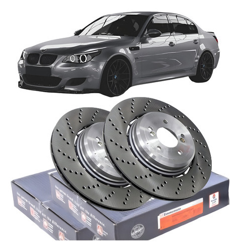 Disco De Freio Traseiro Bmw M5 Ano 2004 2005-2009