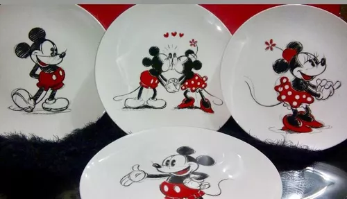 Vajilla de Porcelana 24 piezas Mickey Mouse –