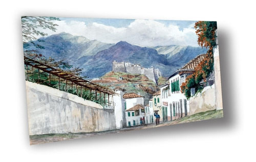 Lienzo Canvas Arte August Lohr Paisaje Taxco México 80x120