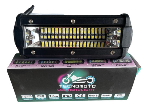 Faro Auxiliar Xk-18led-54w Para Moto