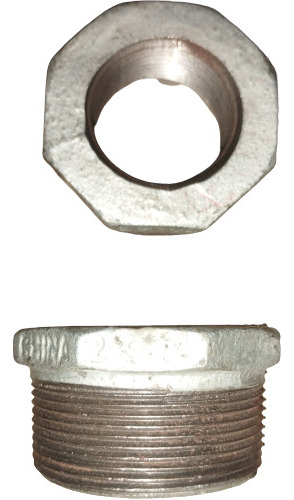 Bushing Galvanizado Roscado Reductor 2 X  1 1/4 Nuevos