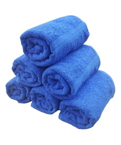 Paquete De 6 Toallas Medio Baño La Josefina 130x70 400 Grs. Caricia 3 Medio Baño