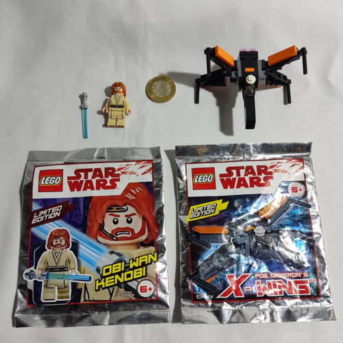 Lego Original Obiwan , X Wing Poe Dameron Vrs 1526 (Usado)