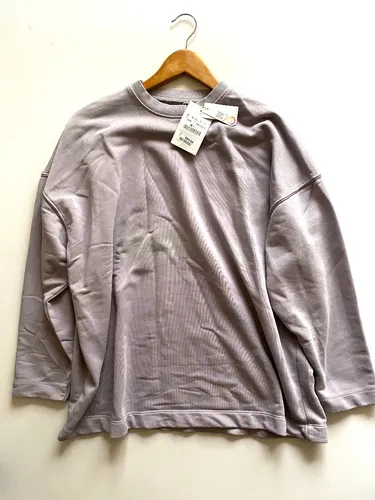 Sudadera Pull And Bear Lila Lavanda Over Zara Bershka Meses sin