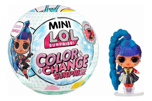 Imagen 1 de 7 de Muñeca Lol Color Change Mini Sorpresa Serie 2