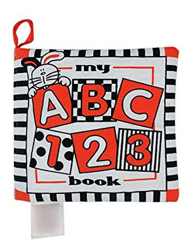 Baby's My First Abc Cloth Book - Negro, Blanco Y Rojo - 